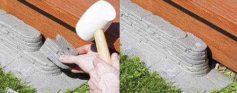 Emsco Bedrocks slate-like look adds natural style to any garden