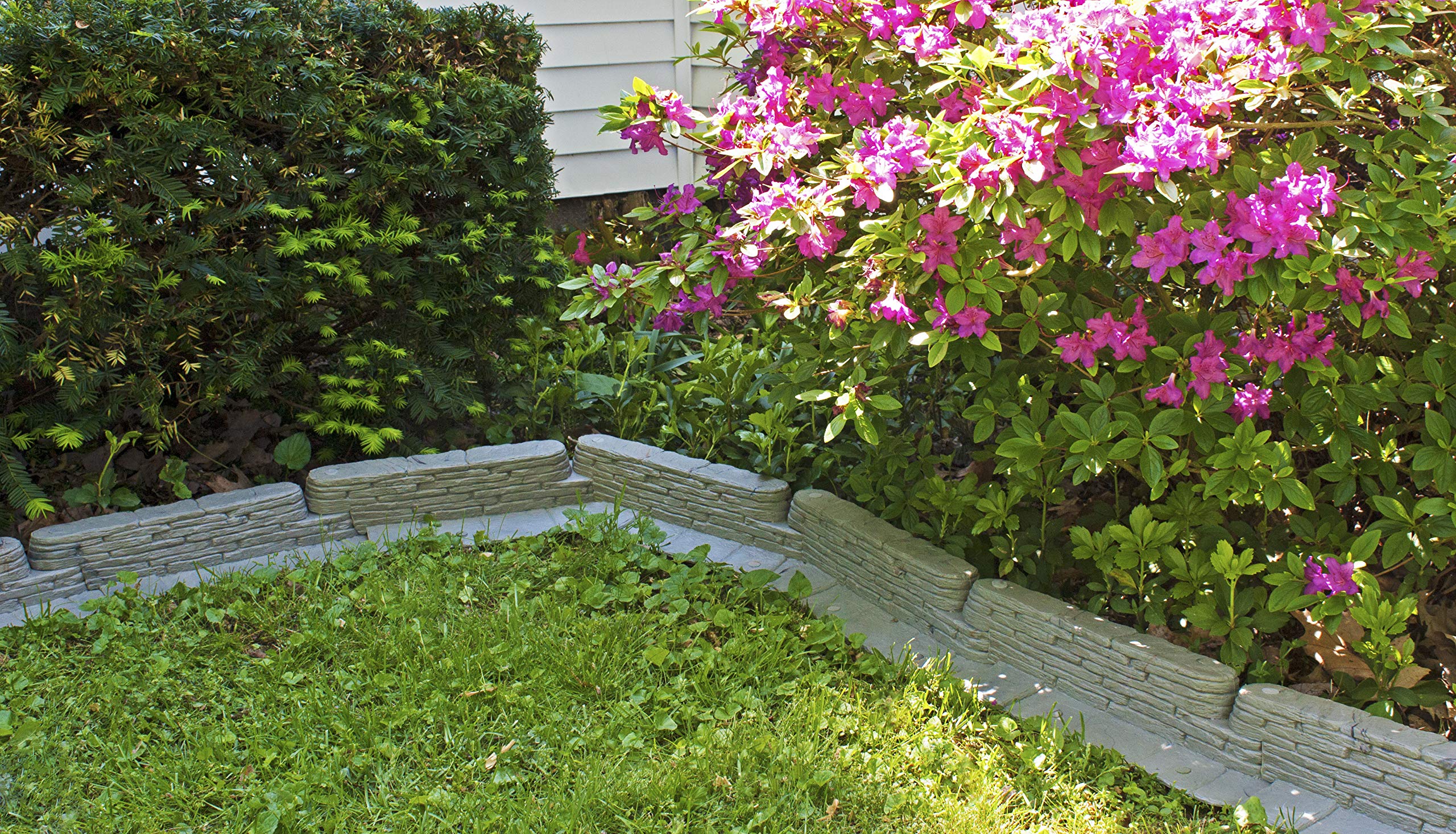 Emsco Bedrocks anchor-stake system anchors edging without digging