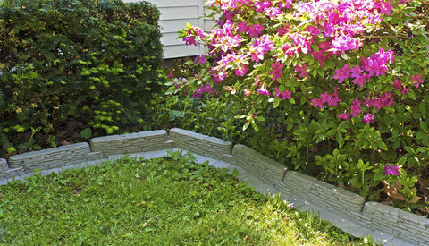 Emsco Bedrocks anchor-stake system anchors edging without digging