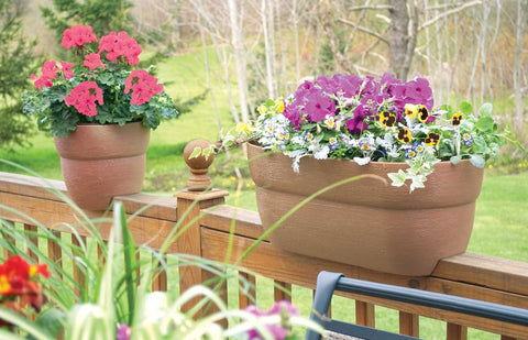 EMSCO Bloomers weatherproof resin texture suitable for all seasons