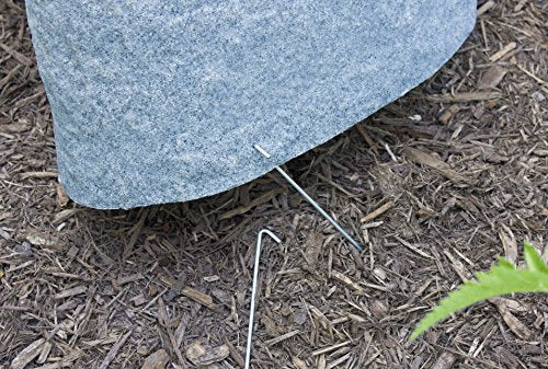 Emsco Group landscape rock helps hide fixtures and adds texture