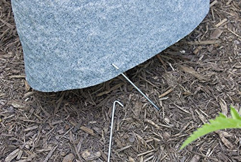 Emsco Group landscape rock helps hide fixtures and adds texture