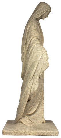EMSCO Group Virgin Mary statue at 34 inches height provides a striking presence.