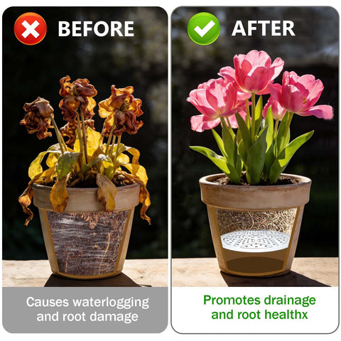 Emsiok 13-inch insert simplifies moving very large pots indoors or outdoors.