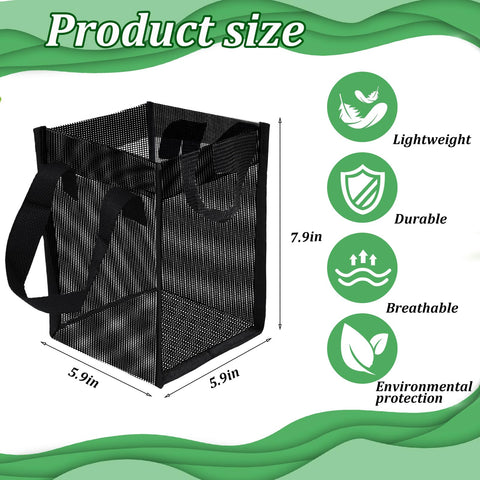 Emsiok 1 gallon pond plant bags with sturdy handles for easy transport
