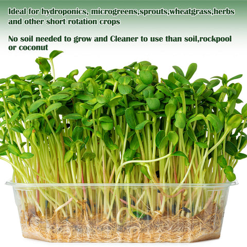 Emsiok roll can be cut to fit different starter trays and planting environments.