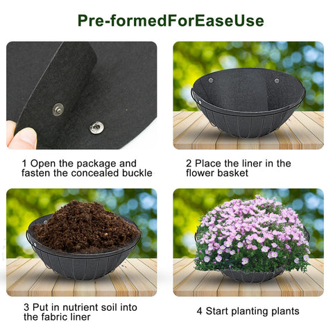 Emsiok liner prevents bird nesting while decorating a balcony.