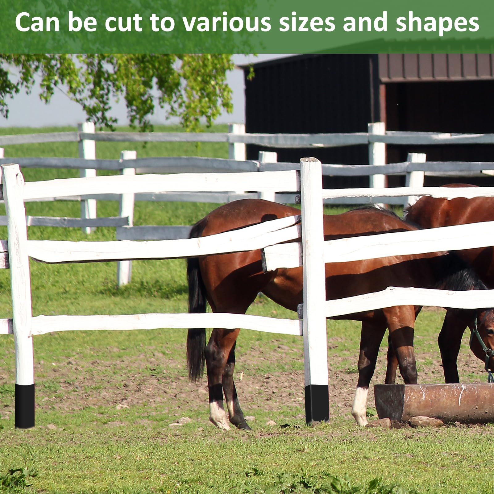 Emsiok outdoor post cover ideal for mailboxes, decks, and fences