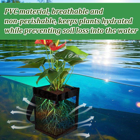 Emsiok reusable aquatic planter bag suitable for multiple plant types