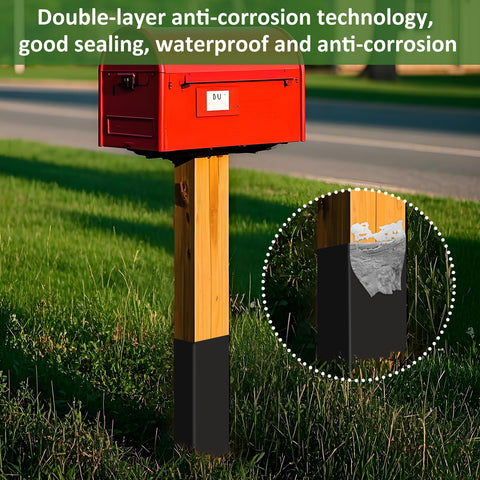 Emsiok weatherproof post wrap resists wear, extending post life