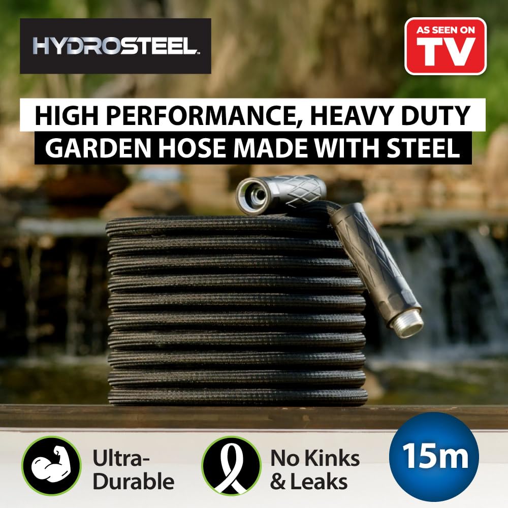 EMSON Hydrosteel three-layer construction delivers strong, reliable water delivery.