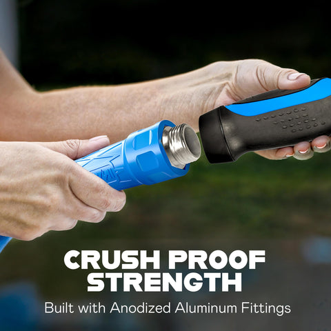 Free spray nozzle included for versatile watering settings