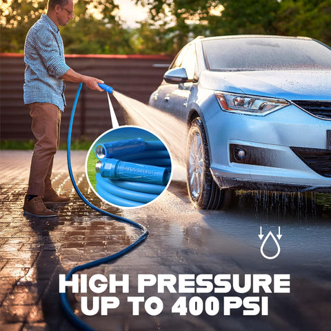 EMSON Invictus hose with 5-year guarantee for long-term reliability.