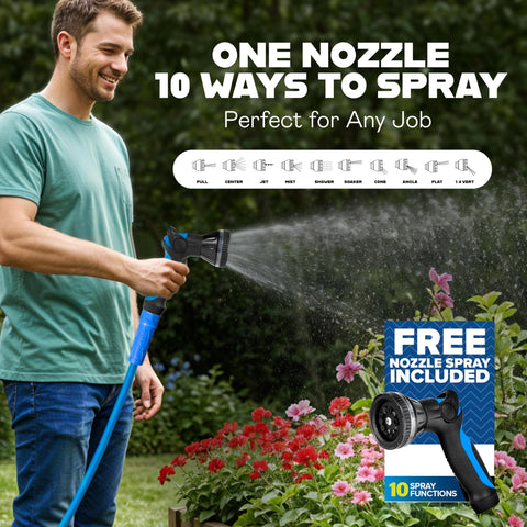 EMSON Invictus sprayer nozzle included for versatile spraying tasks.