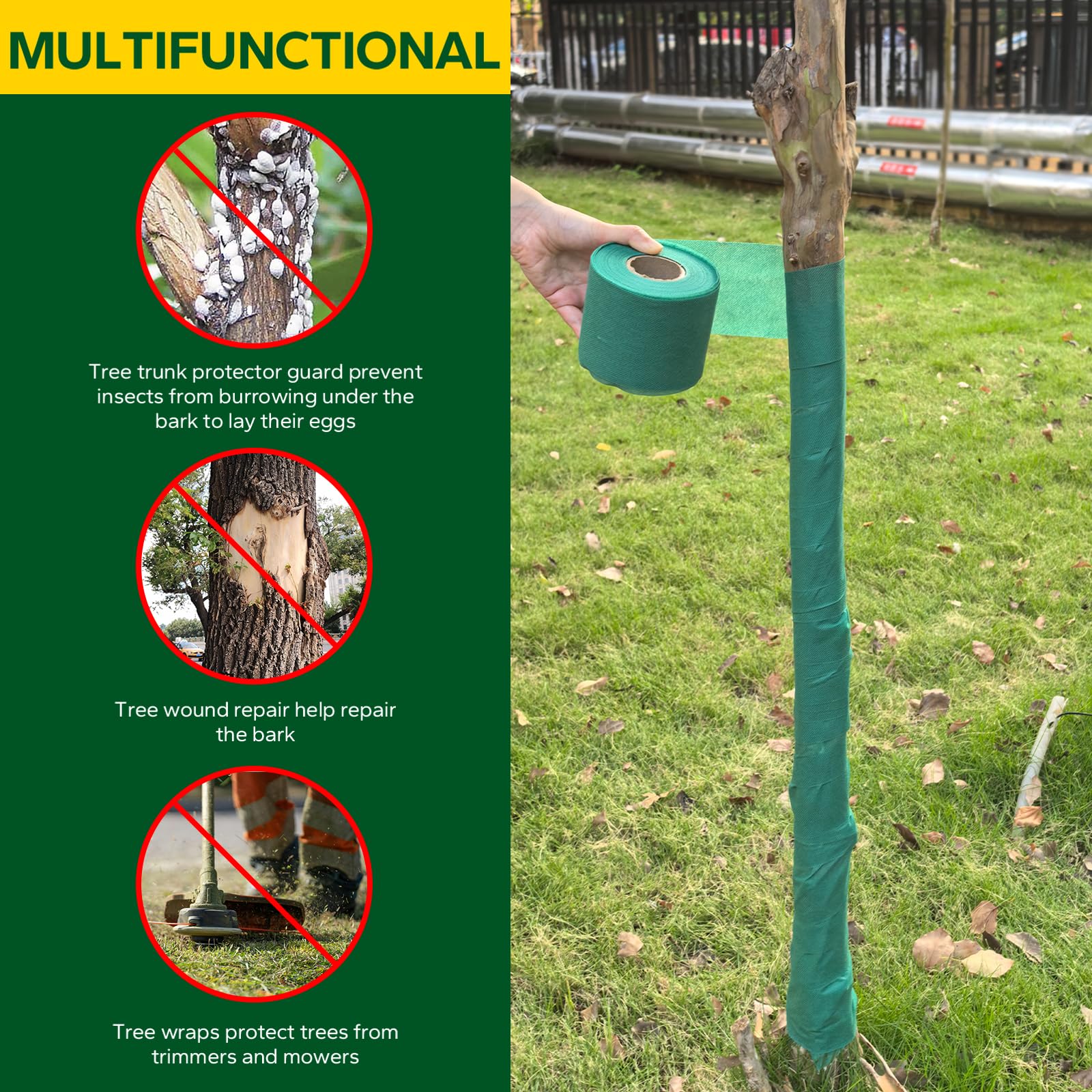 Emycool eco-friendly nonwoven material protects trunks while allowing airflow