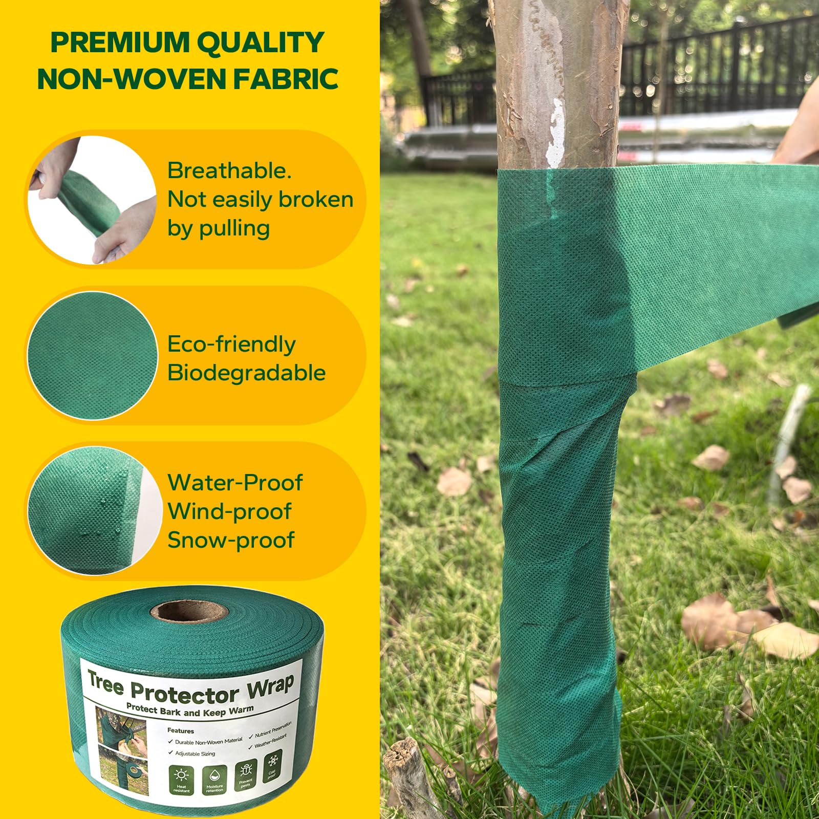 Emycool tree wrap acts as all-season guard against weather and sun