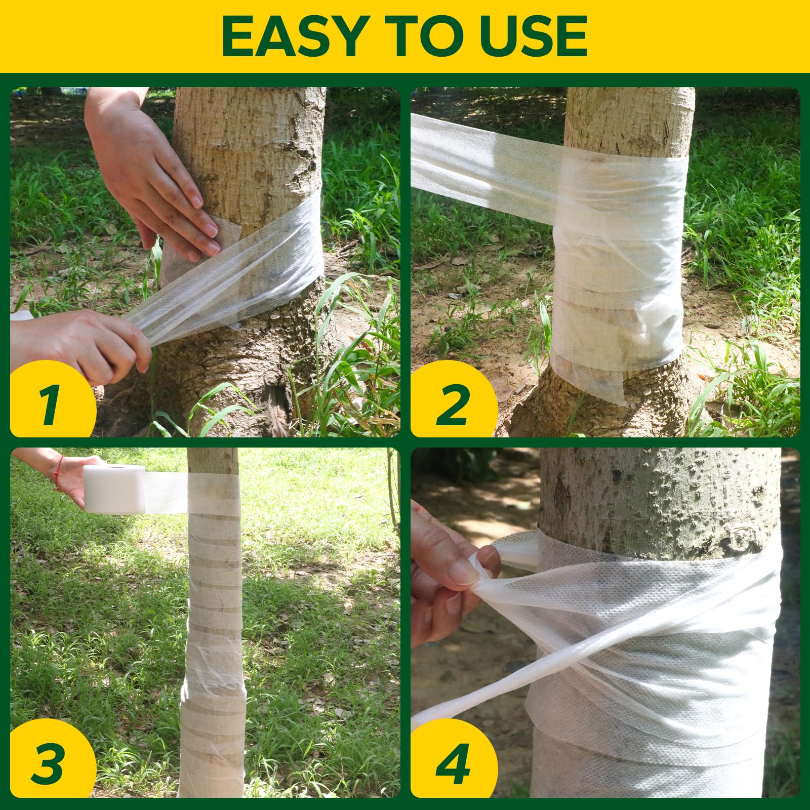 Emycool winter-summer protection image shows all-season bark shielding