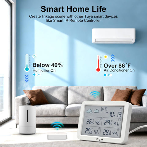 eMylo voice assistant compatibility lets you check readings with Alexa or Google.