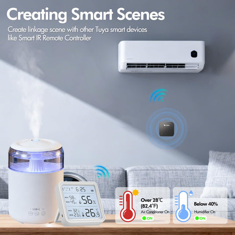 emylo voice command compatibility lets you ask for current temperature.