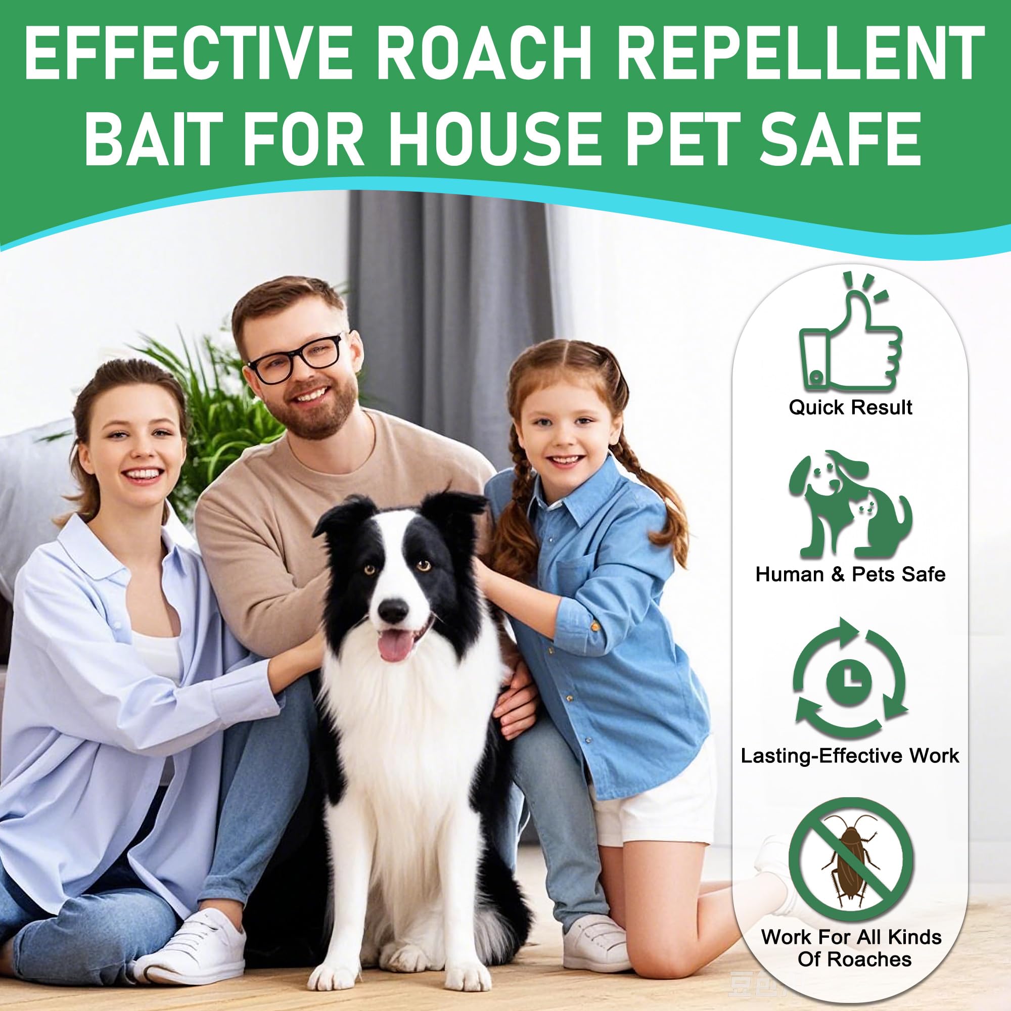 Enbabbor gel bait behind appliances for discreet placement in hidden areas.