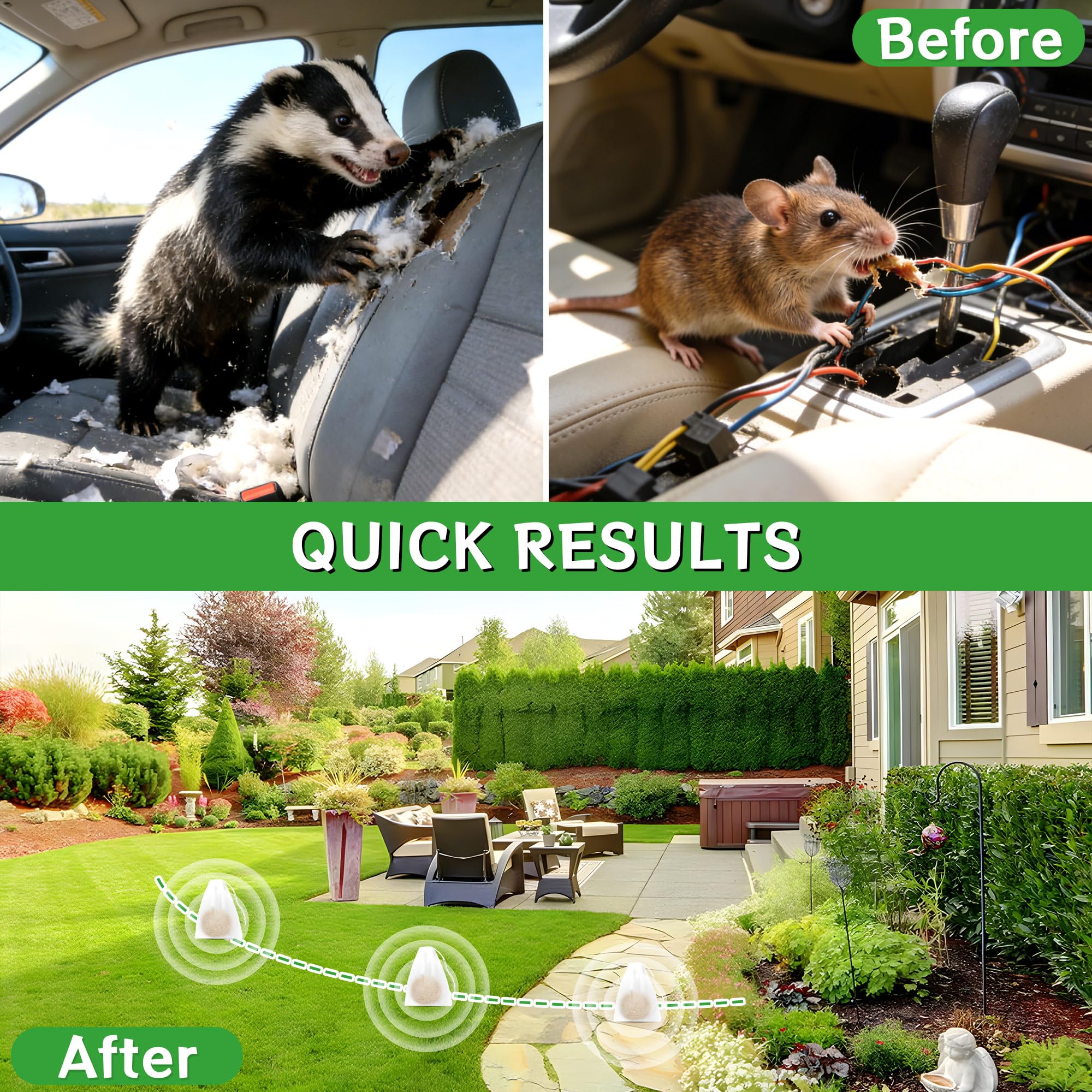Enbabbor pest repellent pouch for indoor and outdoor use