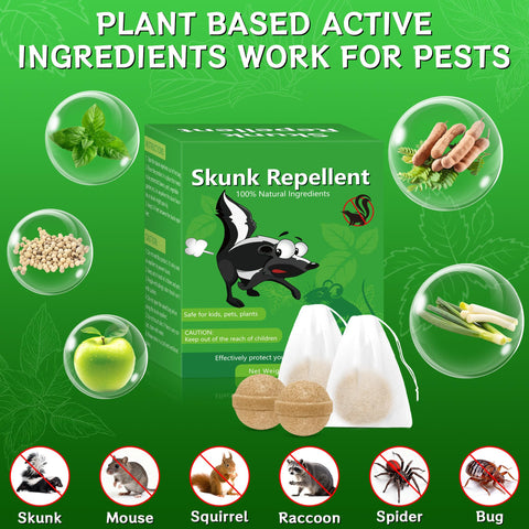 Enbabbor peppermint rodent deterrent ball emits minty scent to deter pests