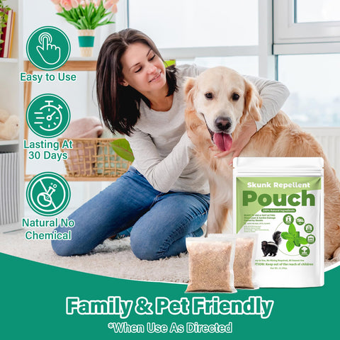 Safe, pet friendly deterrent for homes and yards.