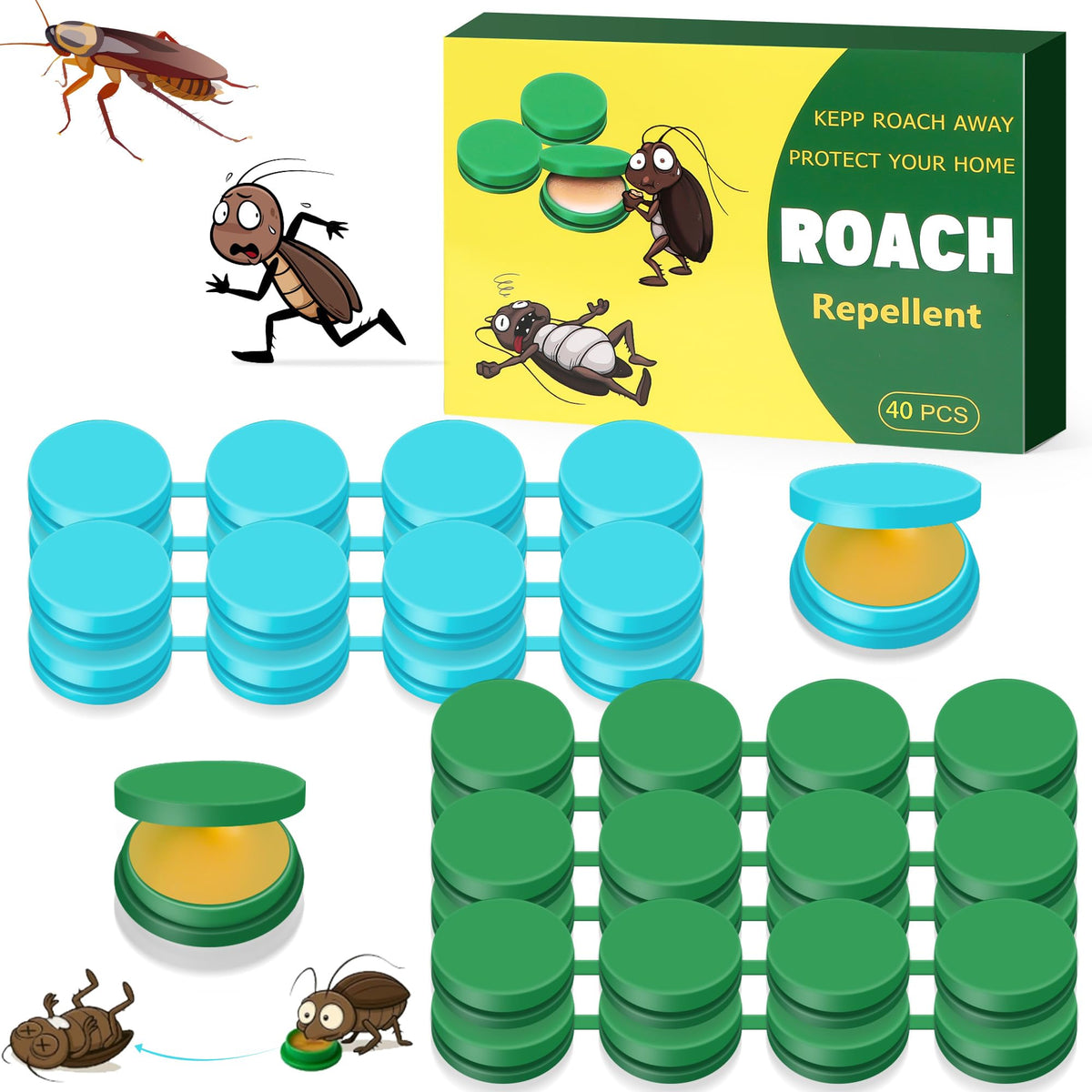 Enbabbor roach gel bait packaging front view for easy indoor pest control