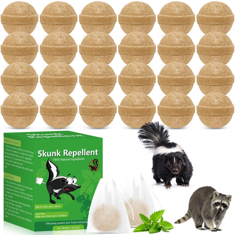 Enbabbor skunk repellent yard outdoor pouches protect gardens naturally