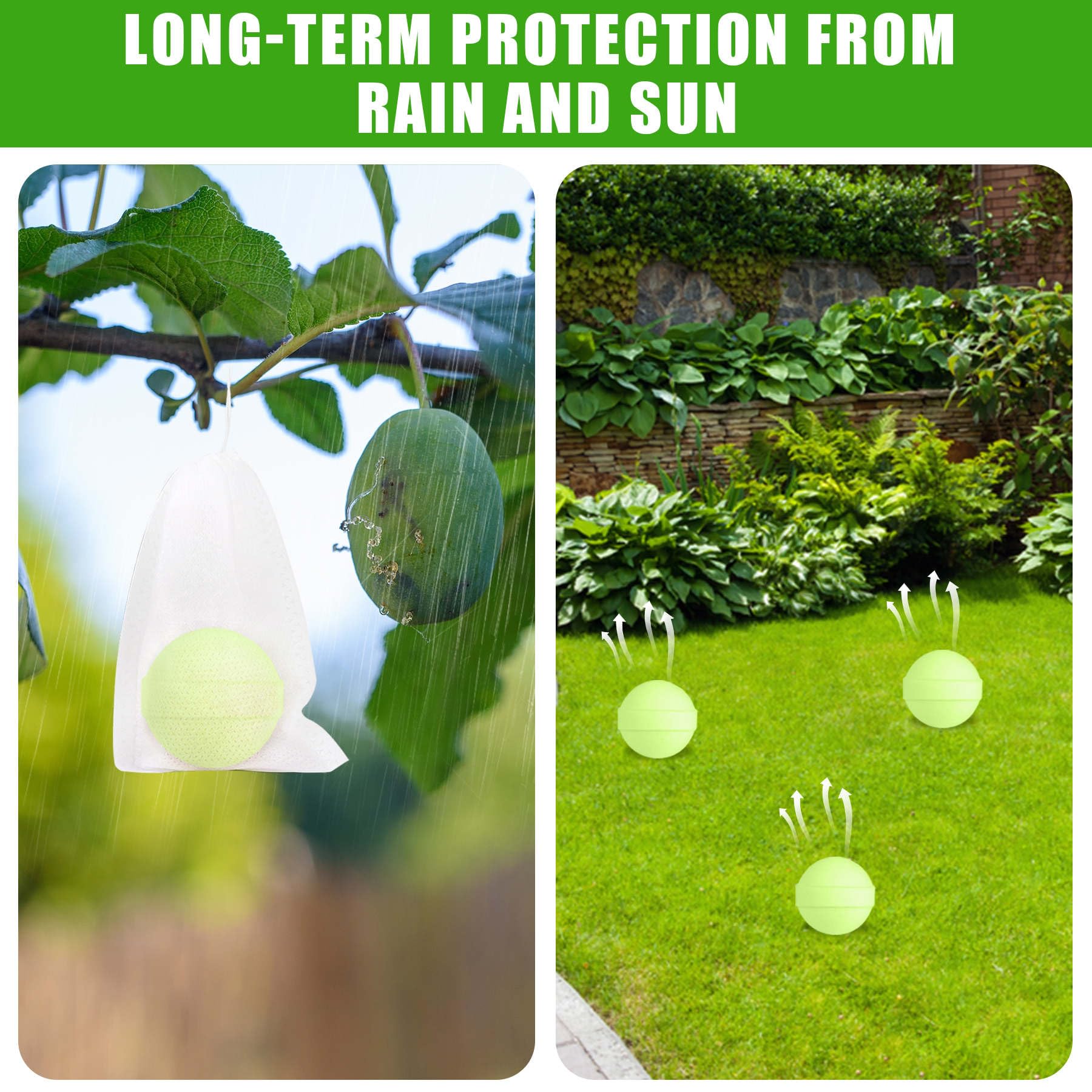 Enbabbor repellent ball by yard or garage creates safer spaces