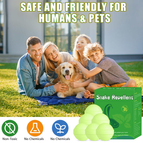 Enbabbor snake repellent balls provide indoor outdoor protection around gardens.