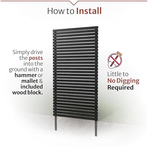 Enclo Aspen charcoal wood privacy screen packaged for delivery