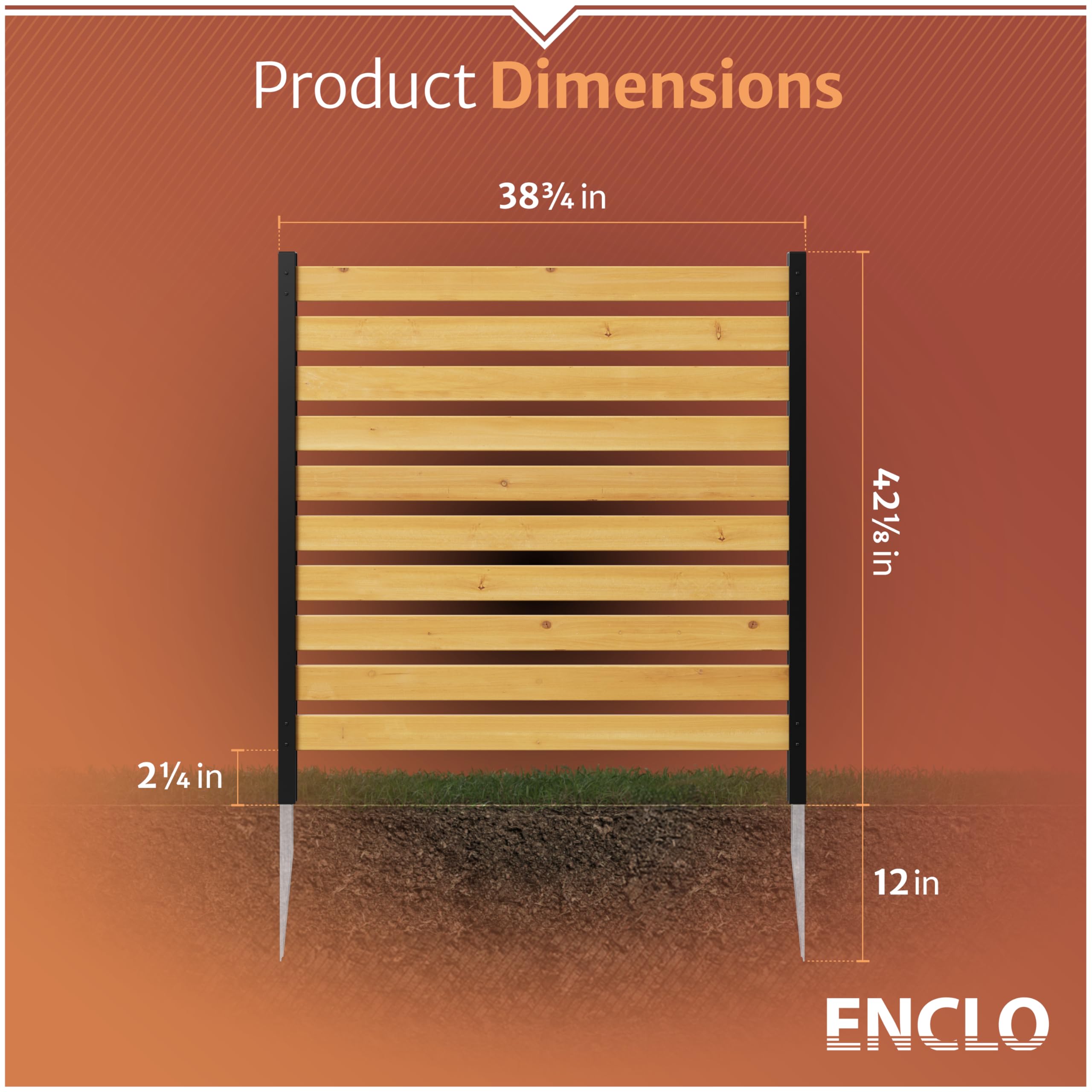 Enclo privacy panels shield pool equipment creating a neater pool area.