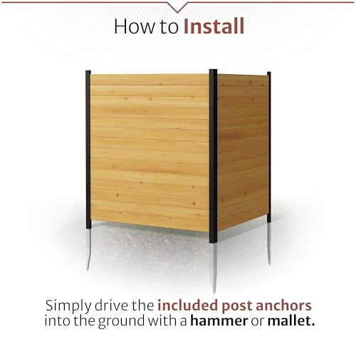 Enclo privacy screen close-up reveals warm cedar tones and unique wood knots.