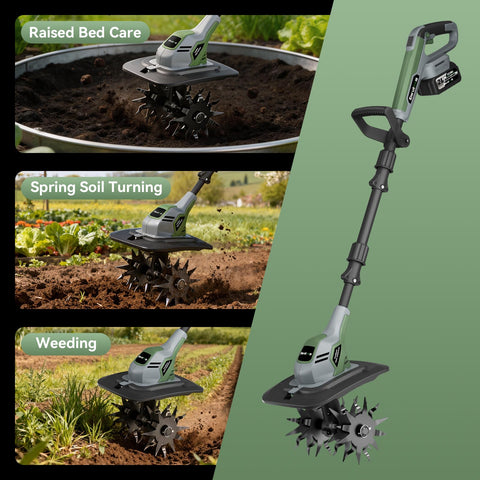 EnduTools lightweight design keeps soil work easy and controlled.
