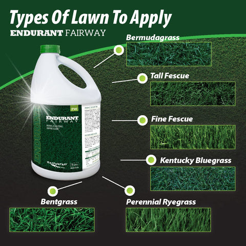 Endurant Pet-safe lawn paint dries within minutes for outdoor use.