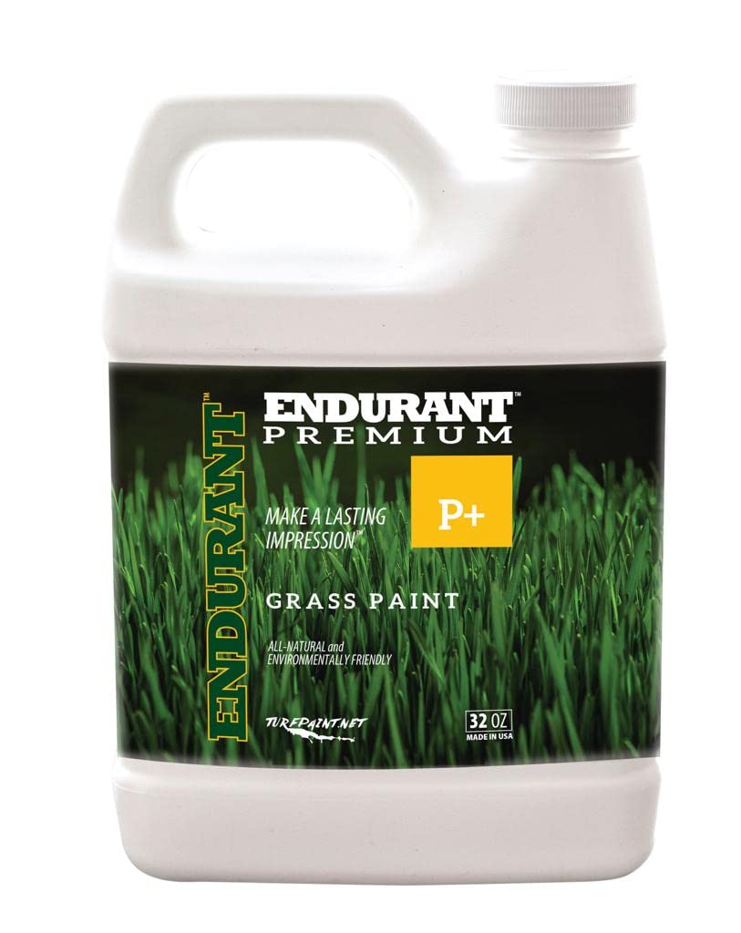 Endurant Turf Colorants 32oz bottle pour enables quick, even lawn rejuvenation.