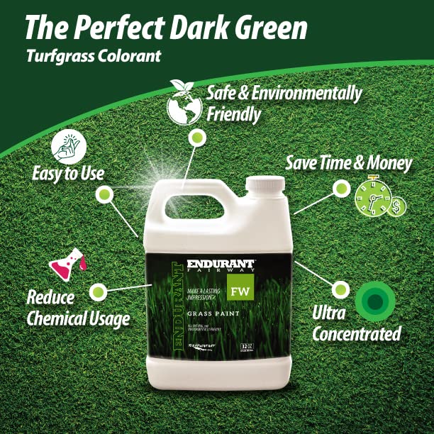 Endurant Turf Colorants deliver a dark grass hue lasting up to three months