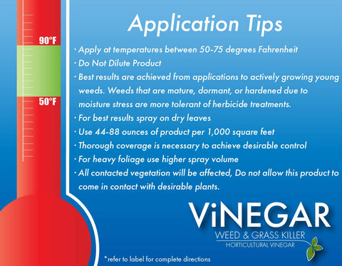 Applying Energen on concrete while avoiding desirable plants.
