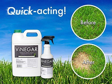 Side-by-side of sparse grasses versus treated area after use.