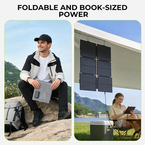 EnginStar charging options via solar, wall outlet, or car for flexible use.