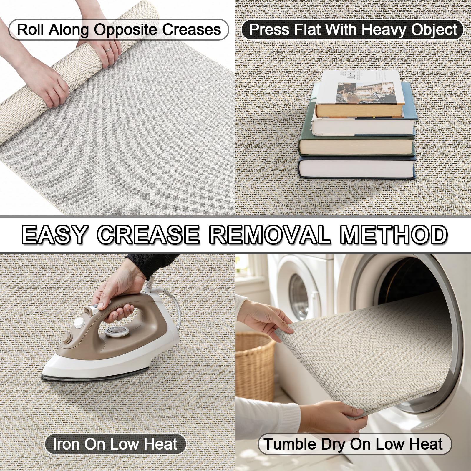 ENHASIV entryway mat for dirt scrubbing and rapid moisture removal