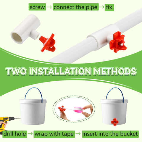 Enhon red spout attracts poultry and aids use