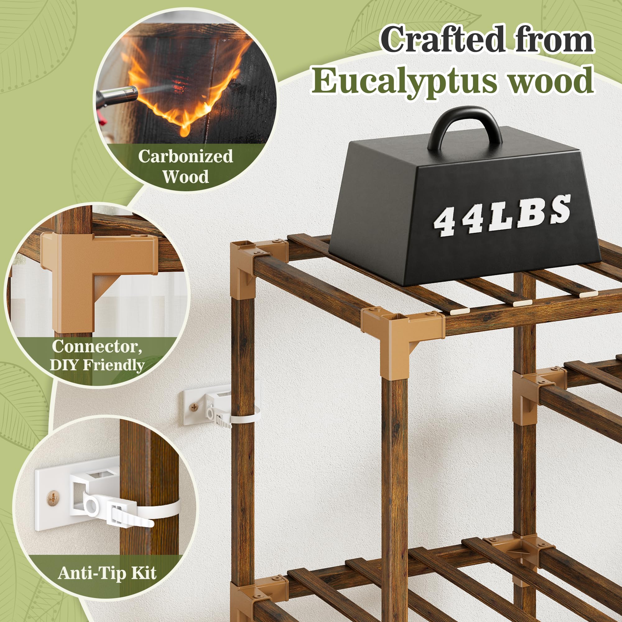 EnHomee multifunctional stand doubles as decor and storage.