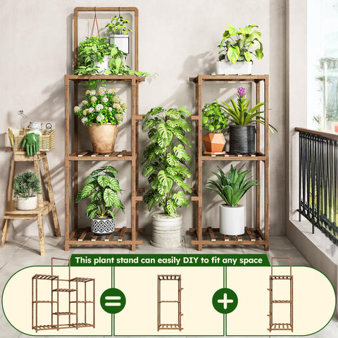 EnHomee 8-Tier Plant Stand easy assembly with included hardware.
