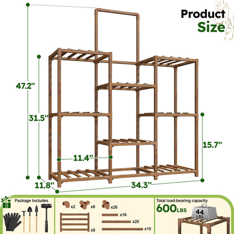 EnHomee patio use demonstrates weather-resistant, versatile plant organization.