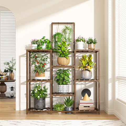 Anti-tipping kit keeps the tall stand secure against wall and traffic