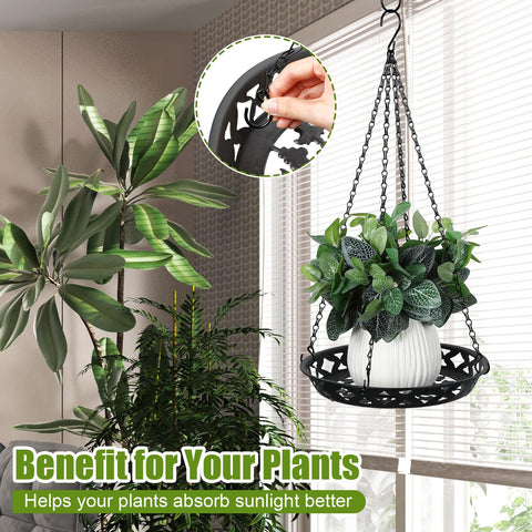 Enhon 12-inch outer-diameter hanger offering spacious display for plants