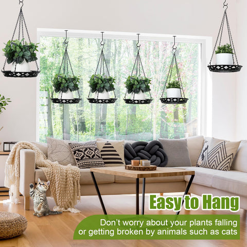 Enhon easy-installation kit enables quick hanging on ceiling, wall, or window.