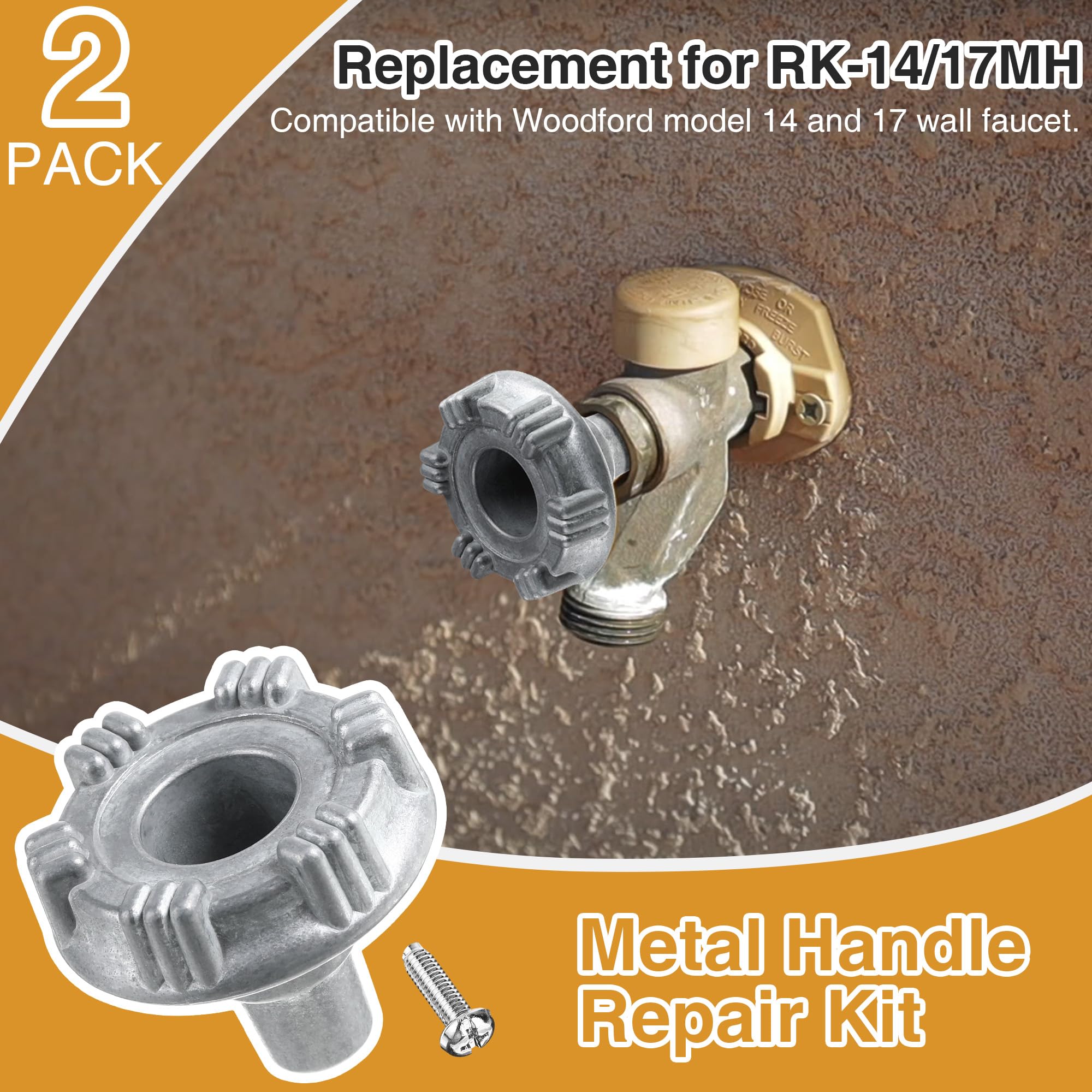 Enhon handle screws kit for simple installation and secure fit.
